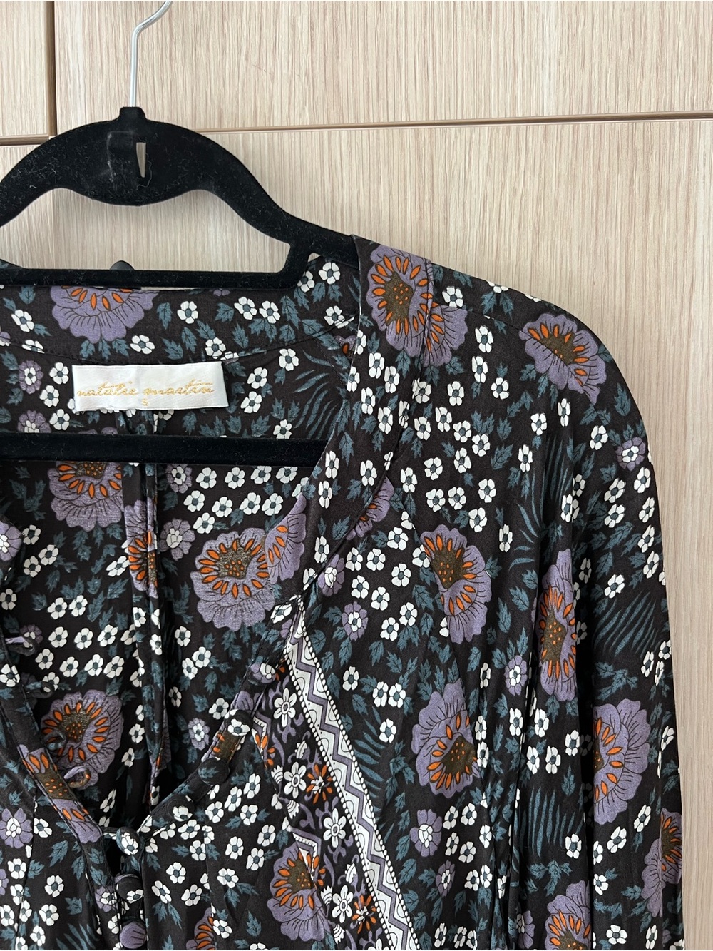 Natalie Martin Fiore Floral Long Sleeve Maxi Dress - Picture 3 of 5
